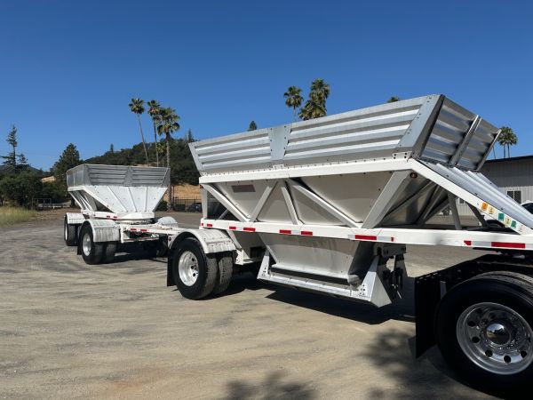 2016 Dragon Dbl Bottom Dump Trailer side view