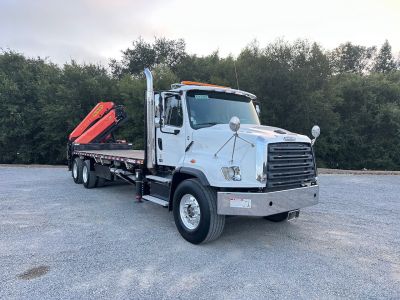 2018 Freightliner 114SD 3 Axle Knuckle Boom Crane Truck